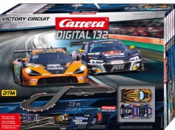 Autostaza Carrera Digital 132 Victory Circuit 7,3 m s automobilima McLaren 720S GT3 i Audi R8 LMS GT3
