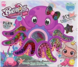 Plastične perlice u kutijici s motivom hobotnice