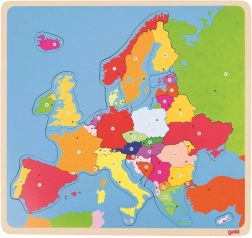 Goki drvene puzzle Karta Europe 35 dijelova