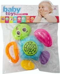 Senzorička igračka za bebe – kornjačica zvečkica