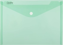 Polipropilenska fascikla s drukom A4 Opaline, zelena (180 µm, 5 kom)