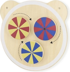 Drvena zidna ploča – medvjedić, Montessori, FSC