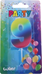 Rođendanska svjećica broj 9 Duga