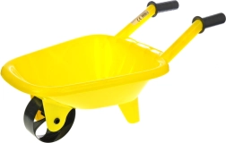 Plastic Wheelbarrow for Kids Yellow 60 × 25 × 30 cm
