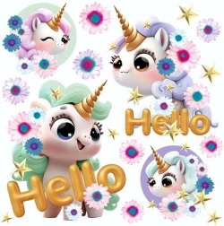 termo naljepnice pony world – set 15 × 21 cm