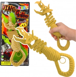 Kuseća dinosaurova kostur – hvataljka, smeđa