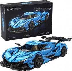 Konstruktorski set CADA Master plavi V12 hipersportski automobil 1:8 (3865 dijelova)