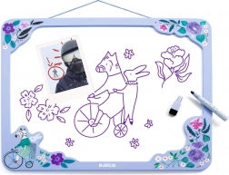 Djeco magnetska brisiva ploča zebra s drvenim okvirom