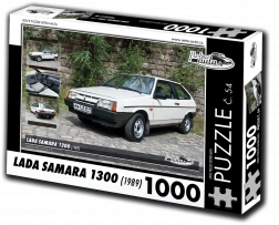 Puzzle RETRO-AUTA: Lada Samara 1300 iz 1989. - 1000 dijelova
