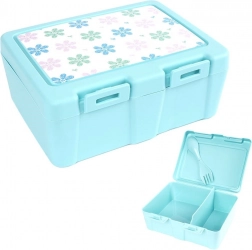 Kutija za užinu s 2 pretinca i sporkom 1 l