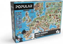 Popular Puzzle karta Europe 160 dijelova