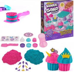 Kinetic Sand Jednorog slastičarnica – set za izradu cupcakesa 453 g s dodacima