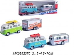 Minibus s prikolicom