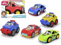 abc speedy auto za najmlađe 27 cm – set trkaćih i teretnih autića (6 vrsta)