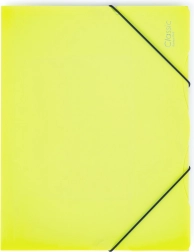 Mapa s gumicom A4, neprozirna, limeta