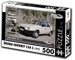 Puzzle RETRO-AUTA Škoda Favorit 136 L 500 dijelova