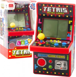 Mini igraći automat Tetris Retro 49 igara 1676 razina Crveni