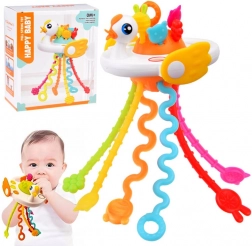 Senzorička igračka i grizalo u obliku labuda za bebe