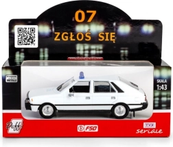 Poljski policijski automobil POLONEZ 07 zgłoś się 1:43 metalni model