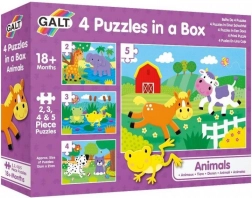 Puzzle životinjice 4u1 (2, 3, 4, 5 dijelova) GALT