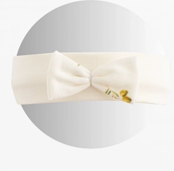 Dječja traka za kosu od organskog pamuka New Baby Masline