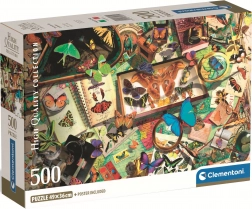 Clementoni puzzle zbirka leptira 500 dijelova