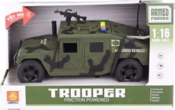 Vojni automobil na baterije sa svjetlima i zvukovima