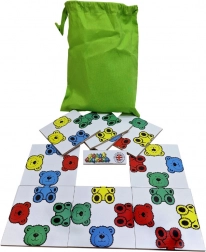 Šareni medvjedići - drvena logička igra