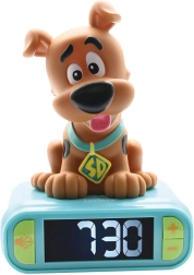 Dječji budilica s 3D noćnim svjetlom SCOOBY-DOO