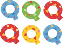 Zvjezdasto slovo Q od Bigjigs Toys
