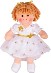 Bigjigs Toys platnena lutka Charlotte 28 cm