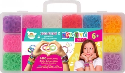 Kreativni set za pletenje gumica s pletilnim strojem i dodacima