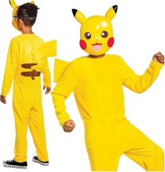 Dječji kostim POKEMON Pikachu s maskom (4–6 godina, 109–126 cm)