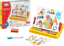 Magnetna ploča za crtanje s geometrijskim oblicima i magnetima