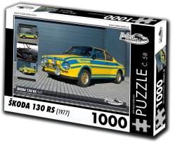 Puzzle Retro-Auta Škoda 130 RS 1000 dijelova