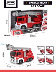 Vatrogasno vozilo 1:12 sa svjetlima, zvukovima i funkcijom vode