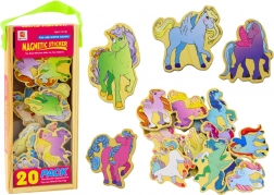 Šareni drveni magneti jednoroga