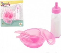 Set za lutke s bočicom i posuđem