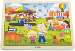 Drvene puzzle VIGA jesen – 24 dijelova