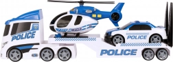 Teamsterz policijski transportni set s helikopterom i autićem