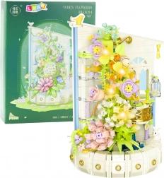 Konstruktorski set Cvjetni Toranj s LED Svjetlom