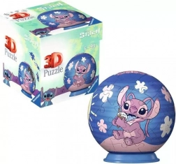 3D puzzleball DISNEY Stitch & Angel 54 dijelova od Ravensburgera