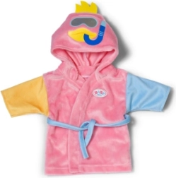 BABY born kućni ogrtač za lutke 43 cm s kapuljačom i pačićem