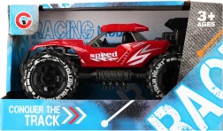 Off-road car with pull-back drive, light and sound