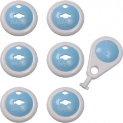 Sigurnosne zaštite za utičnice BABY ONO, 6 kom, bijele