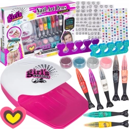 Set flomastera i dodataka za ukrašavanje noktiju za djecu