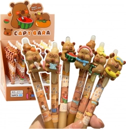 Automatska olovka s kapibarom 3D, plava tinta koja se može izbrisati