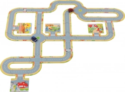 GOKI Podna cestovna staza – 45 dijelova + 2 metalna autića