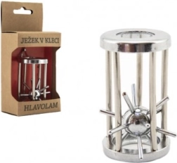 Metalna mozgalica Jež u kavezu, kromirana