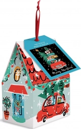 Galison Božićni auto puzzle 130 dijelova